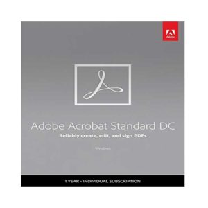 Adobe Acrobat Standard DC 1 Year 1 User | Subscription