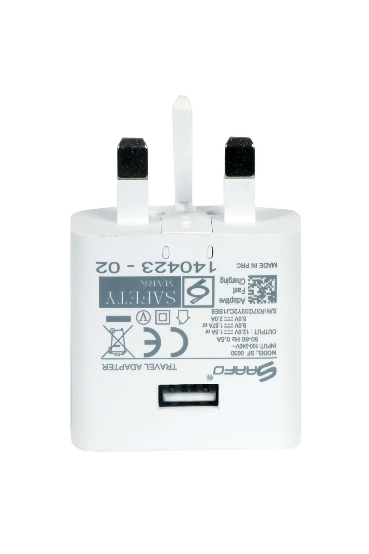 SAAFO Fast Travel Charger with Micro Cable - SF0030 - Image 2
