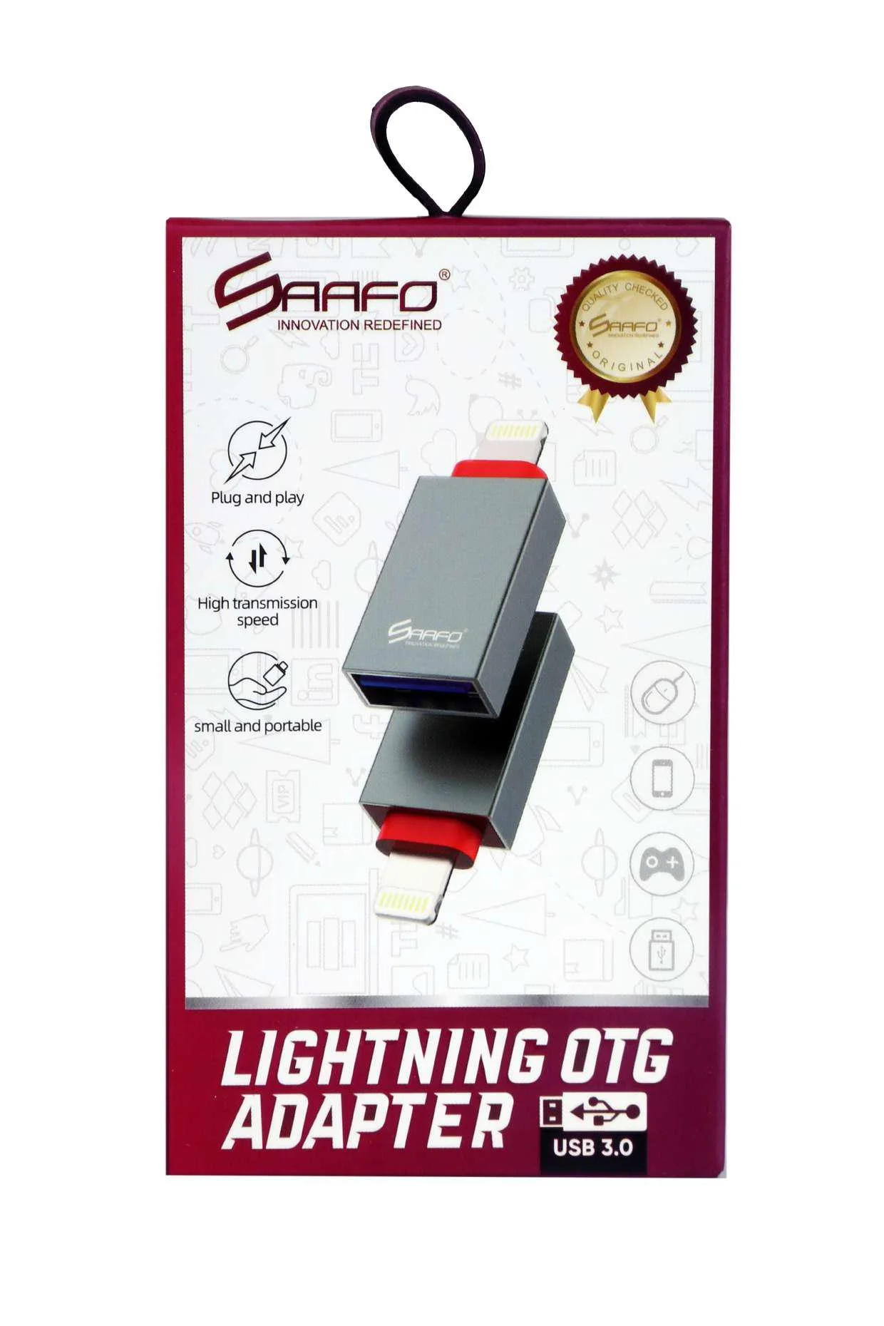 SAAFO LIGHTNING OTG ADAPTER (USB 3.0) - SF0108
