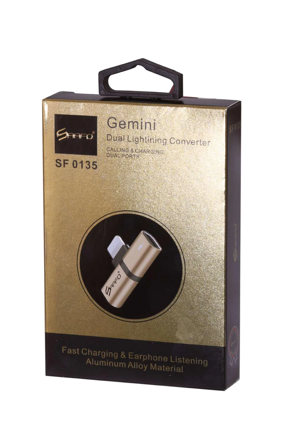 SAAFO GEMINI DUAL LIGHTNING CONVERTER (CALLING & FAST CHARGING) - SF0135
