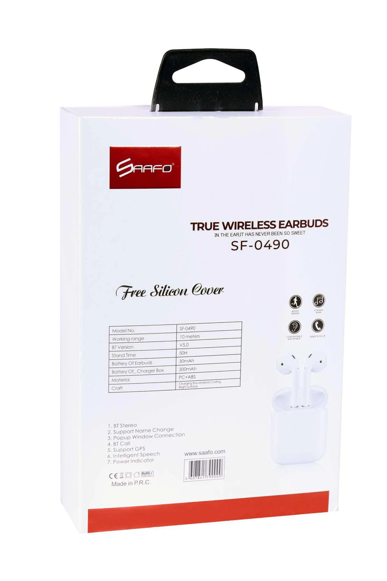 SAAFO True Wireless Earbuds (10 Meters Range) - SF0490 - Image 5