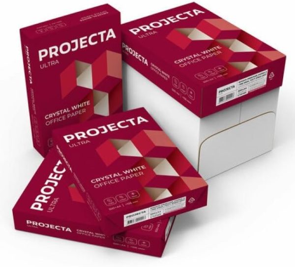 PROJECTA Ultra A4 Copy Paper A4 - 80 gsm (Box of 5 Reams) - DC0037